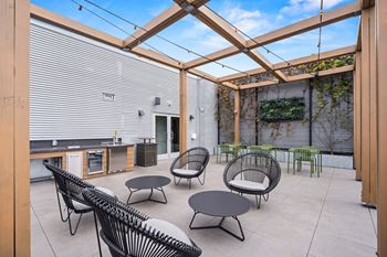 Rooftop lounge at l seven apartments in san francisco, ca 94103